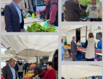 Ευθ. Καρανάσιος: Επίσκεψη στην λαϊκή αγορά Πολυγύρου